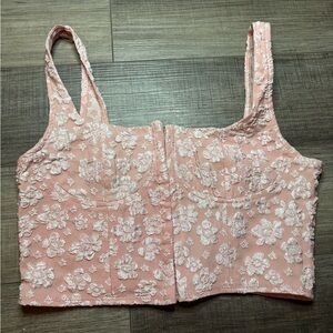 Floral Pink Women's Top